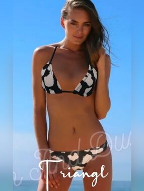 Triangl Winnie Holli Hyde Leopard Bikini Top